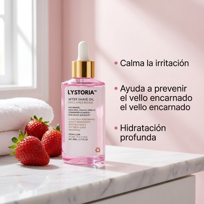 Lystoria™ Aceite Post-Depilación con Aroma a Fresa
