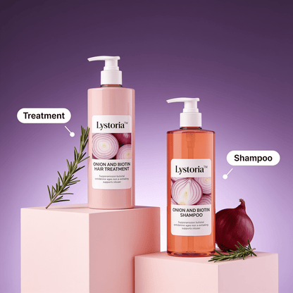 Lystoria™ Champú y Tratamiento Acondicionador Restaurador de Romero y Biotina