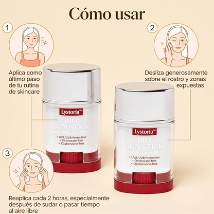 Lystoria™ Protector Solar en Barra Bio